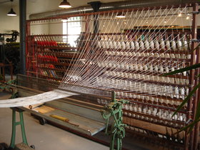 Forst, Weaving Museum, Small Carding Machine<br>Forst, Webereimuseum