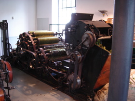 Forst, Weaving Museum, Cording Machine<br>Forst, Webereimuseum