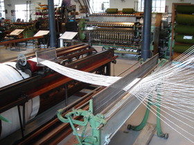 Forst, Weaving Museum, Loom<br>Forst, Webereimuseum