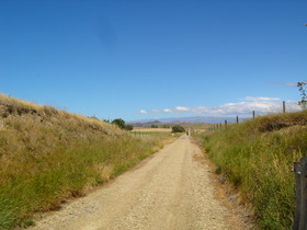 Otago Central Rail Trail after Omakau