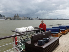 Mersey Ferry: view of Liverpool
