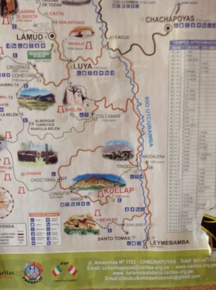Kuélap Tourist Map