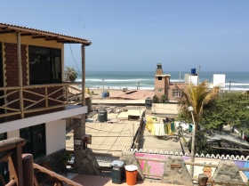 Hostal Naylamp, Huanchaco: View from our Bedroom