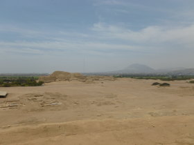 View from Huaca de la Luna towards Trujillo