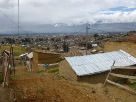 View over Huancayo from Cerro de la Libertad