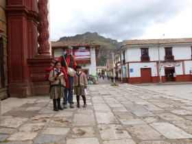 Huancavelica: Plaza de Armas with Cathedral