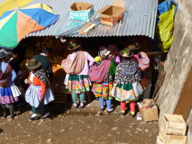 Huancavelica: a market stall