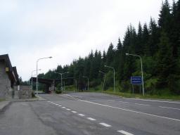 Czech/Polish border at Harrachov-Jakuszyce