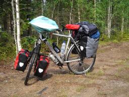The Bicycle with "Prantl" bar-bag waterproof