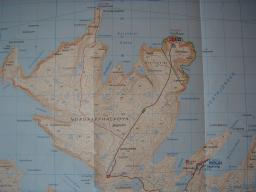 Map of north end of Nordkapp island