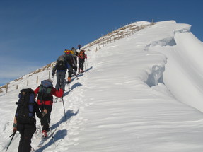 Kurz vor dem Gipfel<br>Approaching the Summit