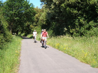 Cycling on the Tarka Trail, Barnstaple