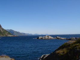 View along the Coast of Moskenesøy